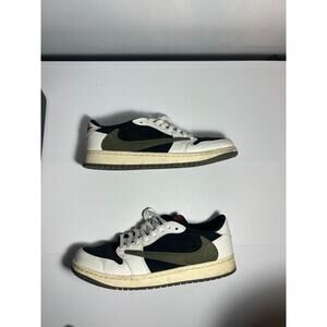 Size 10.5 - Jordan 1 Retro OG x Travis Scott Low Olive W
